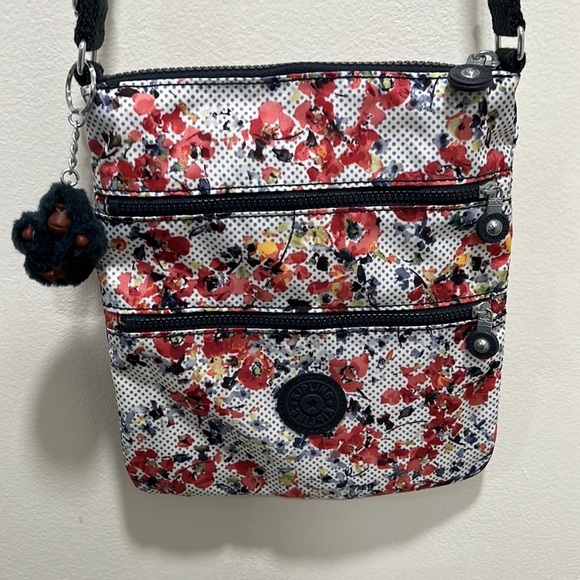 Kipling Handbags - Kipling Keiko Crossbody Mini Nylon Boho Floral Travel Bag
